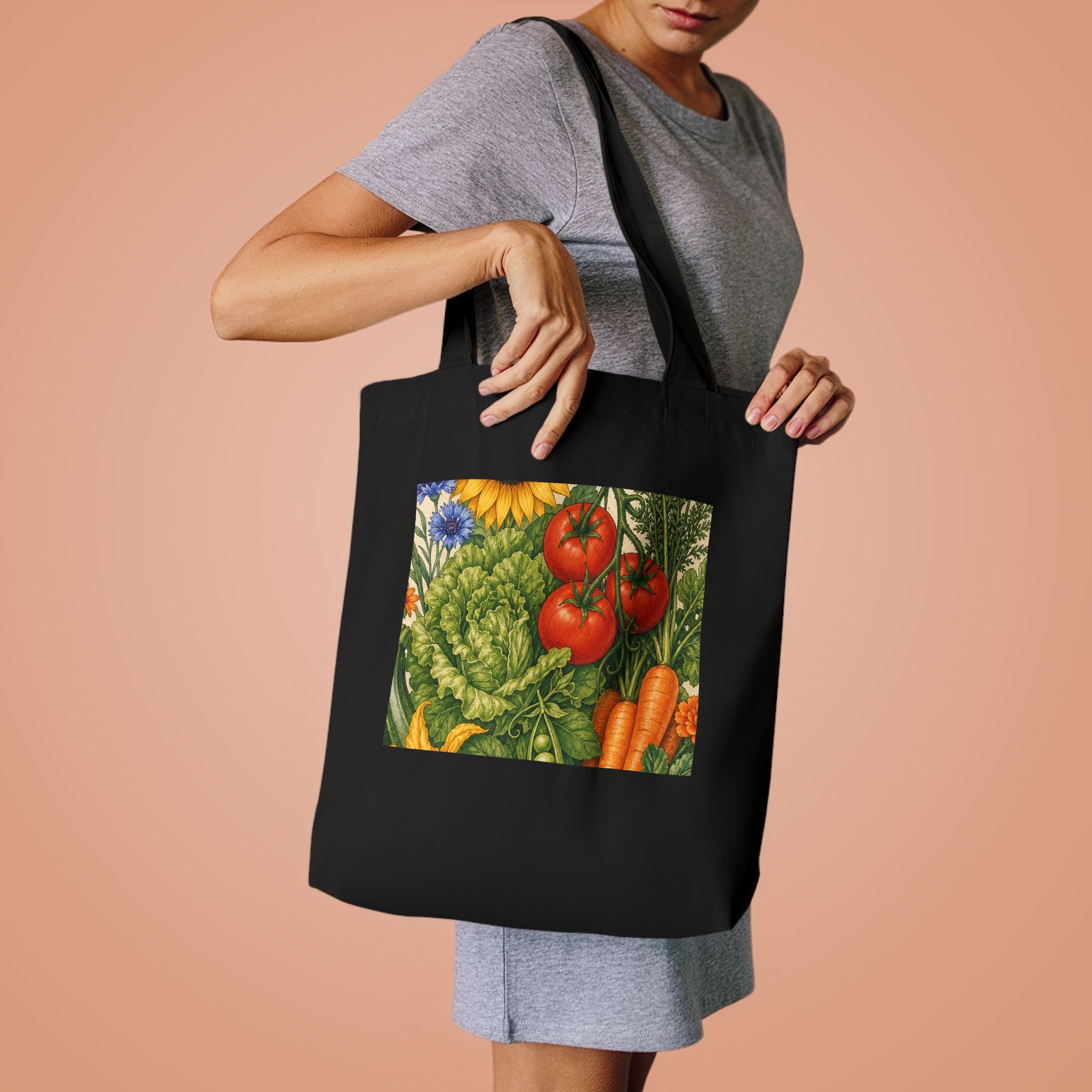 Oversized Seed Packet Graphic Tote Bag