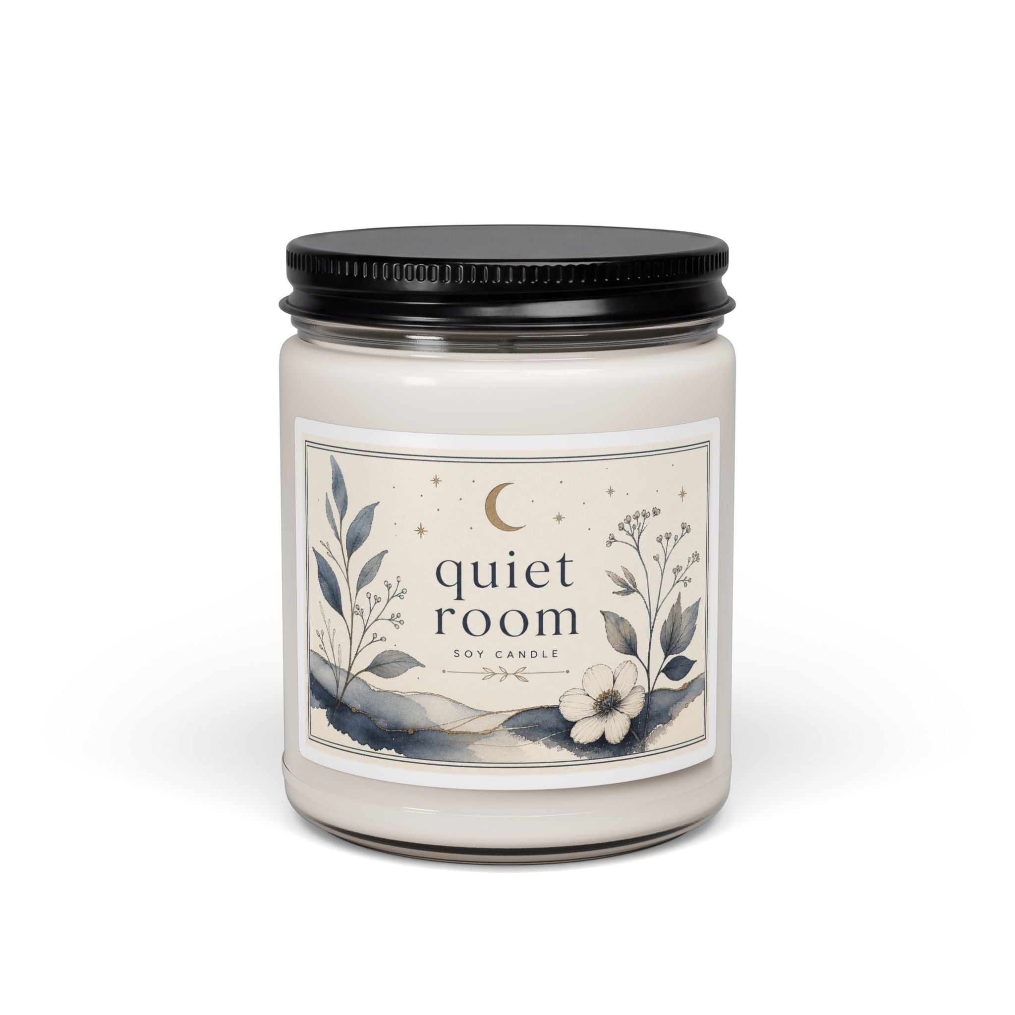 Label Quiet Room Soy Candle