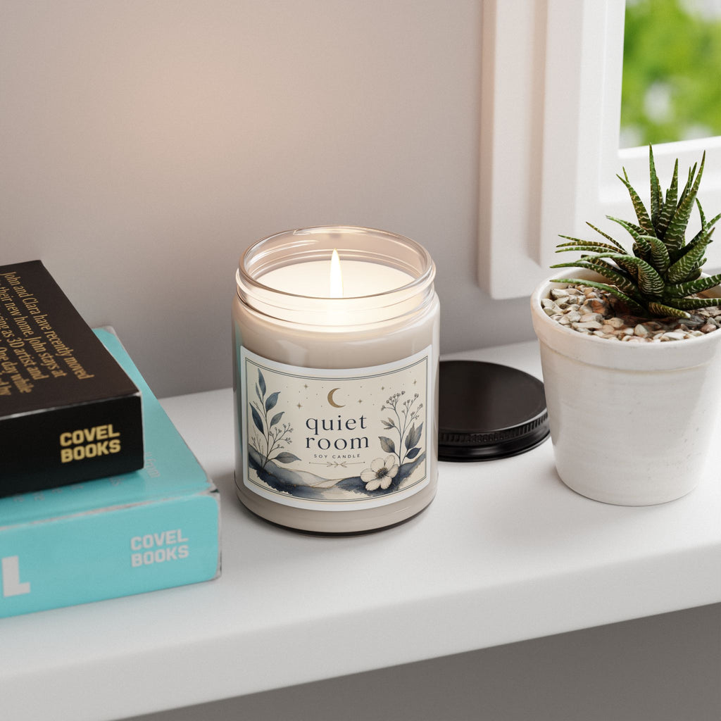 Label Quiet Room Soy Candle