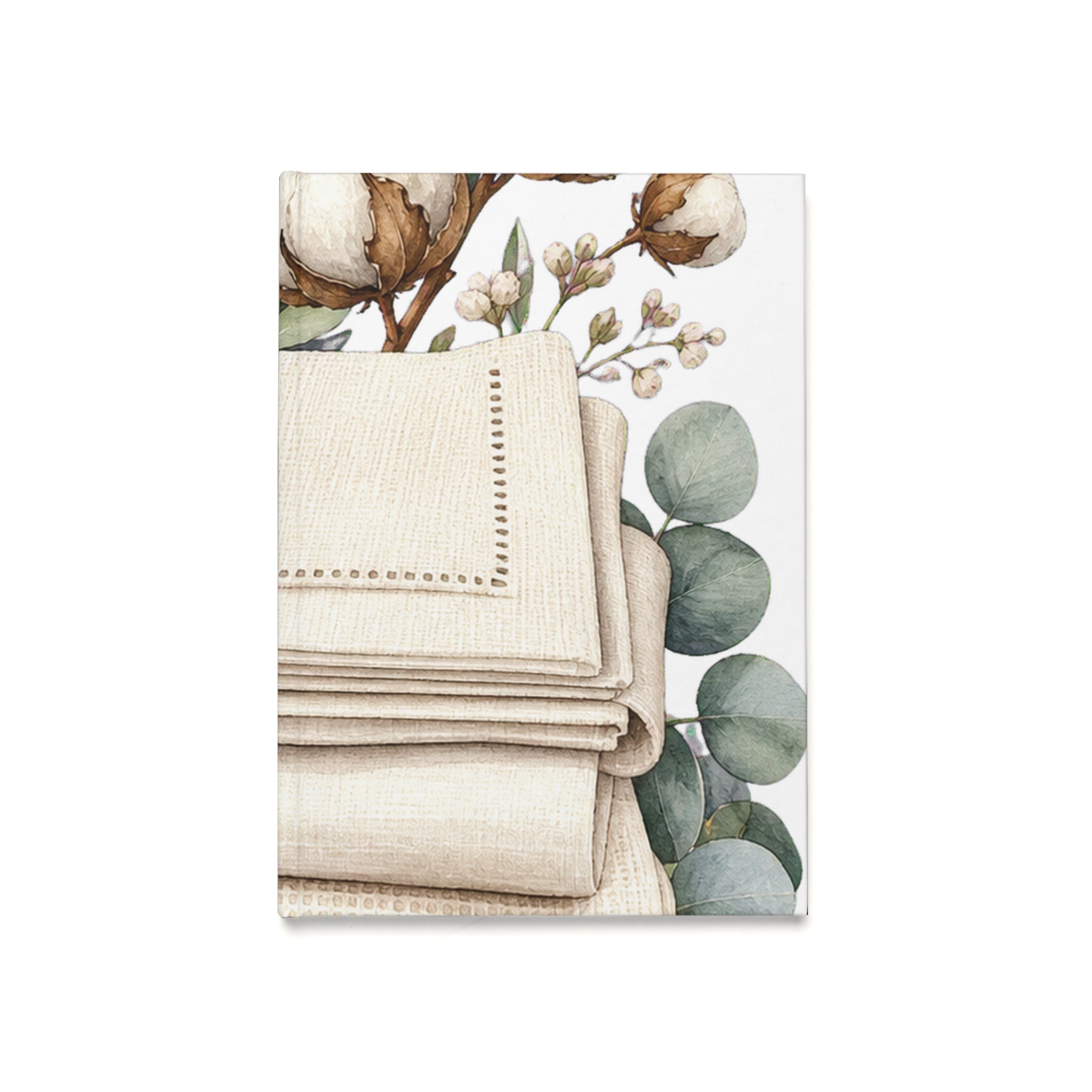 Clean Linen-Texture Desk Journal